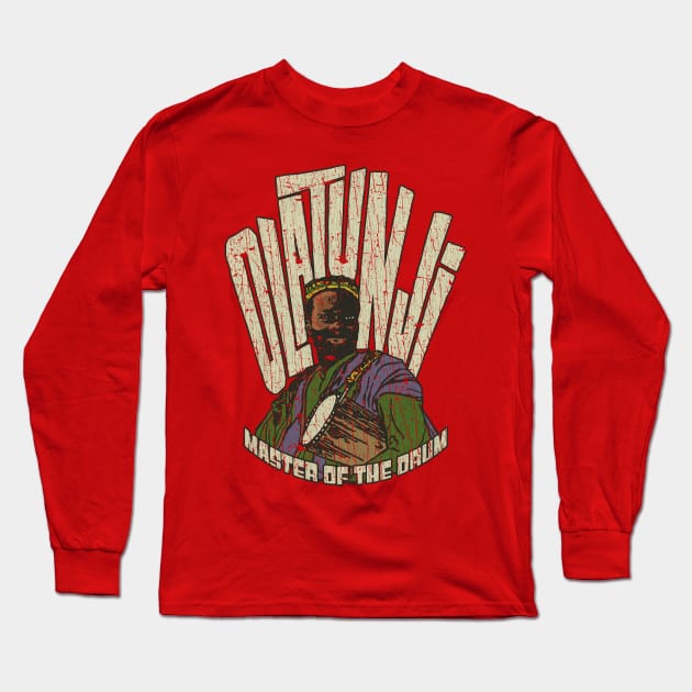 Olatunji Master of The Drum 1960 Long Sleeve T-Shirt by JCD666